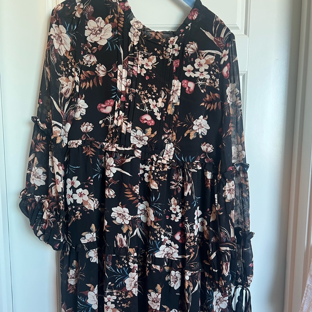 Allison New York Floral Babydoll Dress